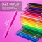 BAZIC 24 Classic Colors Washable Markers, Fine Tip, for Kids School Art